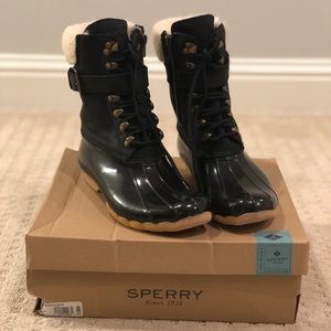 NWT Sperry for J. Crew Shearwater Buckle Boots